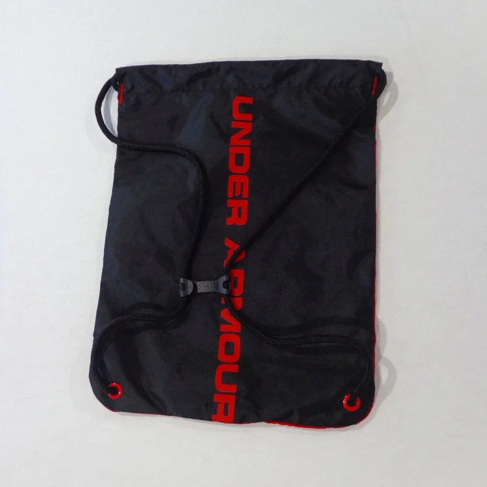 Under Armour 1240539 UA Ozsee Red Sackpack Drawstring Backpack Gym Bag‎